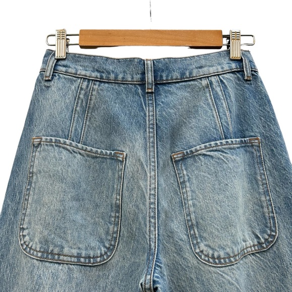 Triarchy Ms. Keaton Farmstand Baggy Jeans Blue Recycled & Organic Cotton - Sz 25 - Picture 9 of 14